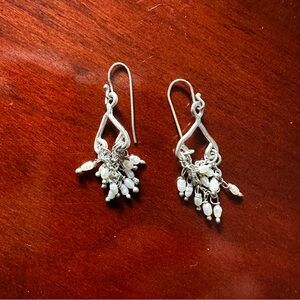 Chandelier earrings - silver